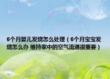 6個月嬰兒發(fā)燒怎么處理（6個月寶寶發(fā)燒怎么辦 維持家中的空氣流通很重要）