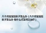 八個(gè)月寶寶拉肚子怎么辦（八個(gè)月寶寶拉肚子怎么辦 有什么方法可以治療）