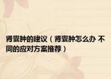 腎囊腫的建議（腎囊腫怎么辦 不同的應(yīng)對(duì)方案推薦）