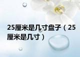 25厘米是幾寸盤子（25厘米是幾寸）