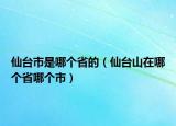 仙臺市是哪個省的（仙臺山在哪個省哪個市）