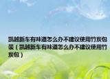 凱越新車有味道怎么辦不建議使用竹炭包裝（凱越新車有味道怎么辦不建議使用竹炭包）