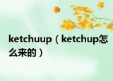 ketchuup（ketchup怎么來的）