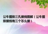 公牛插排三孔接線圖解（公牛插排接線有三個(gè)怎么接）