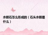 水膽石怎么形成的（石頭水膽是什么）