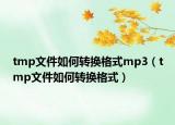 tmp文件如何轉換格式mp3（tmp文件如何轉換格式）