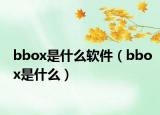 bbox是什么軟件（bbox是什么）