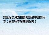 安全標(biāo)志分為四類分別是哪四類標(biāo)志（安全標(biāo)志包括哪四類）