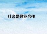 什么是異業(yè)合作