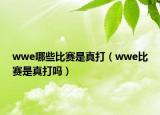 wwe哪些比賽是真打（wwe比賽是真打嗎）