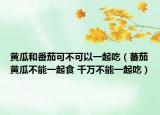黃瓜和番茄可不可以一起吃（蕃茄黃瓜不能一起食 千萬(wàn)不能一起吃）