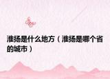 淮揚(yáng)是什么地方（淮揚(yáng)是哪個省的城市）