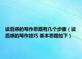 讀后感的寫(xiě)作思路有幾個(gè)步驟（讀后感的寫(xiě)作技巧 基本思路如下）