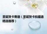 圣誕賀卡寄語(yǔ)（圣誕賀卡祝福語(yǔ) 精選推薦）