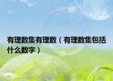 有理數(shù)集有理數(shù)（有理數(shù)集包括什么數(shù)字）