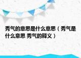 秀氣的意思是什么意思（秀氣是什么意思 秀氣的釋義）