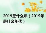 2019是什么年（2019年是什么年代）