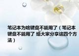 筆記本為啥鍵盤不能用了（筆記本鍵盤不能用了 給大家分享這四個(gè)方法）