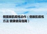 側(cè)面腹肌鍛煉動作（側(cè)腹肌鍛煉方法 健康健身指南）