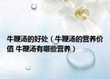 牛鞭湯的好處（牛鞭湯的營養(yǎng)價(jià)值 牛鞭湯有哪些營養(yǎng)）