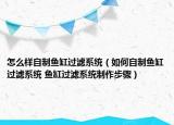怎么樣自制魚(yú)缸過(guò)濾系統(tǒng)（如何自制魚(yú)缸過(guò)濾系統(tǒng) 魚(yú)缸過(guò)濾系統(tǒng)制作步驟）
