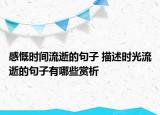 感慨時(shí)間流逝的句子 描述時(shí)光流逝的句子有哪些賞析