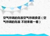 空氣炸鍋的危害空氣炸鍋食譜（空氣炸鍋的危害 不妨來看一看）