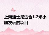 上海迪士尼適合1.2米小朋友玩的項目