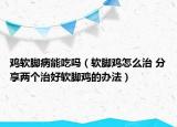 雞軟腳病能吃嗎（軟腳雞怎么治 分享兩個治好軟腳雞的辦法）