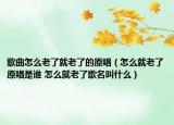歌曲怎么老了就老了的原唱（怎么就老了原唱是誰(shuí) 怎么就老了歌名叫什么）