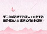 手工自制奶酪干的做法（自制干奶酪的做法大全 家庭如何自制奶酪）