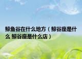 鯨魚谷在什么地方（鯨谷座是什么 鯨谷座是什么店）