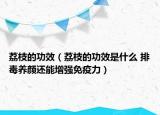 荔枝的功效（荔枝的功效是什么 排毒養(yǎng)顏還能增強免疫力）