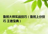 魯班大師實(shí)戰(zhàn)技巧（魯班上分技巧 王者寶典）