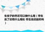 生蟲子的棗還可以做什么用（棗生蟲了還有什么用處 棗生蟲還能吃嗎）