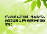 殲20與殲31的區(qū)別（殲31和殲20的區(qū)別是什么 殲31和殲20有哪些不同）