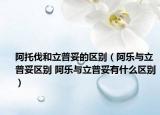 阿托伐和立普妥的區(qū)別（阿樂與立普妥區(qū)別 阿樂與立普妥有什么區(qū)別）