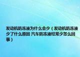 發(fā)動機(jī)防凍液為什么會少（發(fā)動機(jī)防凍液少了什么原因 汽車防凍液經(jīng)常少怎么回事）