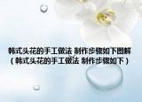 韓式頭花的手工做法 制作步驟如下圖解（韓式頭花的手工做法 制作步驟如下）