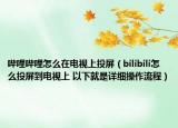 嗶哩嗶哩怎么在電視上投屏（bilibili怎么投屏到電視上 以下就是詳細(xì)操作流程）