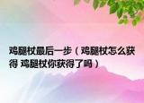 雞腿杖最后一步（雞腿杖怎么獲得 雞腿杖你獲得了嗎）