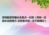 深圳旅游攻略必去景點(diǎn)一日游（深圳一日游必去的地方 這些景點(diǎn)你一定不能錯(cuò)過）