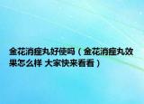 金花消痤丸好使嗎（金花消痤丸效果怎么樣 大家快來看看）