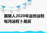 屬豬人2020年運(yùn)勢(shì)運(yùn)程每月運(yùn)程卜易居