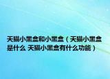天貓小黑盒和小黑盒（天貓小黑盒是什么 天貓小黑盒有什么功能）