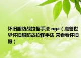 懷舊服防戰(zhàn)拉怪手法 nga（魔獸世界懷舊服防戰(zhàn)拉怪手法 來看看懷舊服）