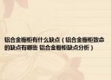 鋁合金櫥柜有什么缺點(diǎn)（鋁合金櫥柜致命的缺點(diǎn)有哪些 鋁合金櫥柜缺點(diǎn)分析）