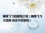 蝴蝶飛飛的劇情介紹（蝴蝶飛飛大結(jié)局 你還不知道嗎）