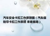 汽車安全卡扣工作原理圖（汽車保險(xiǎn)帶卡扣工作原理 來(lái)看看路）