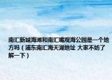 南匯新城海灘和南匯嘴觀海公園是一個(gè)地方嗎（浦東南匯海天湖地址 大家不妨了解一下）